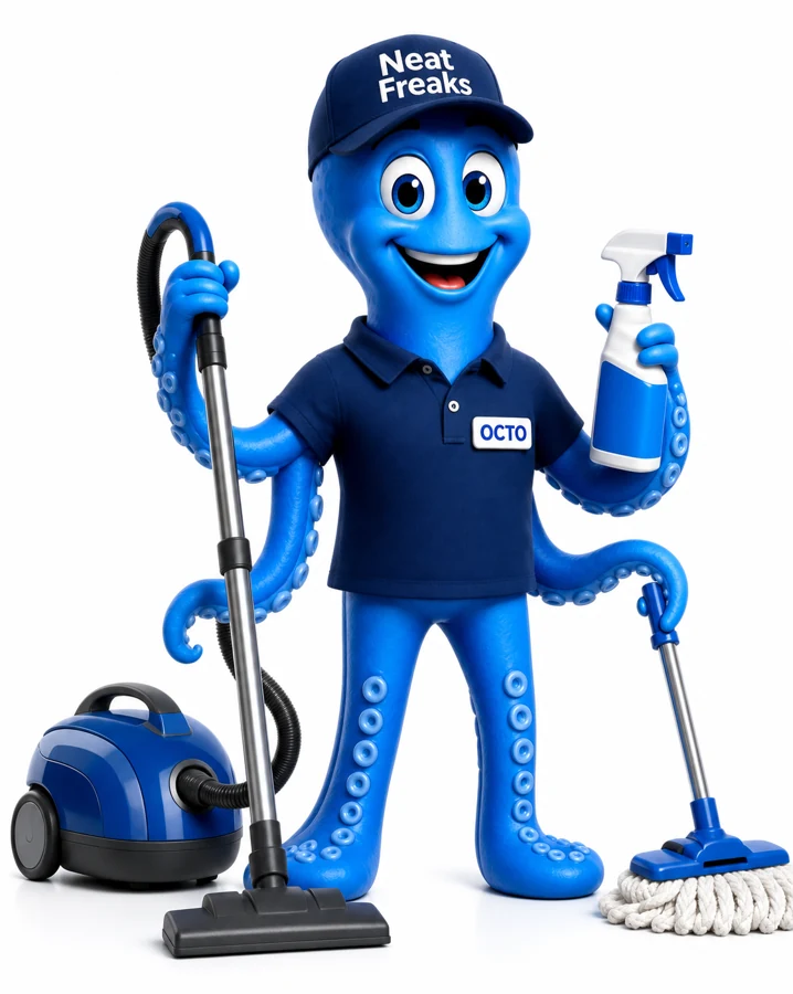 Octo, the Neat Freaks mascot